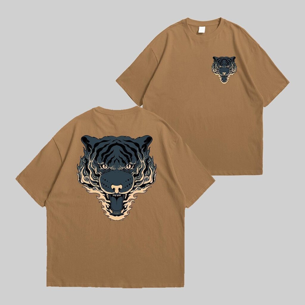 Camiseta Techmalhas Oversized Básica Estampada Masculina