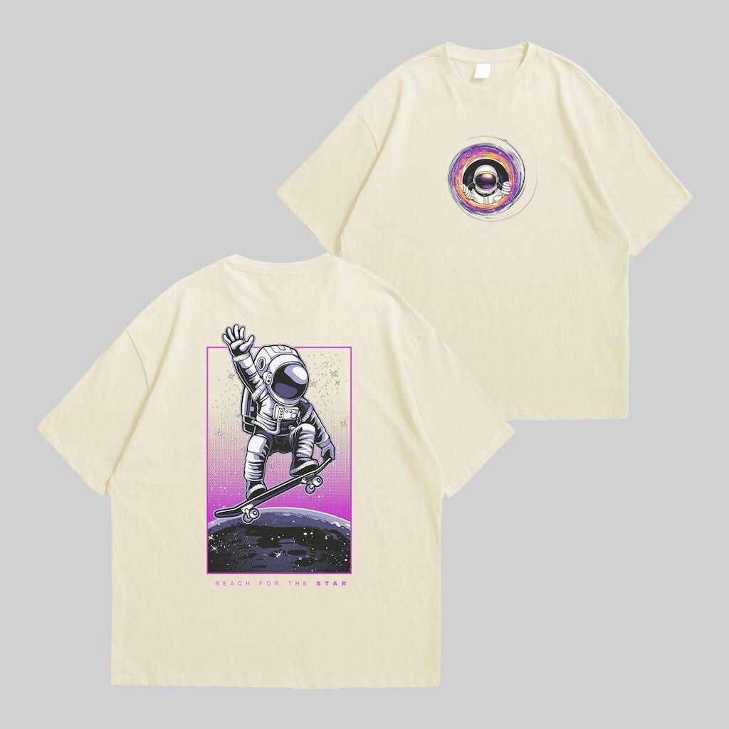 Camiseta Techmalhas Oversized Estampada Algodão Premium Masculina