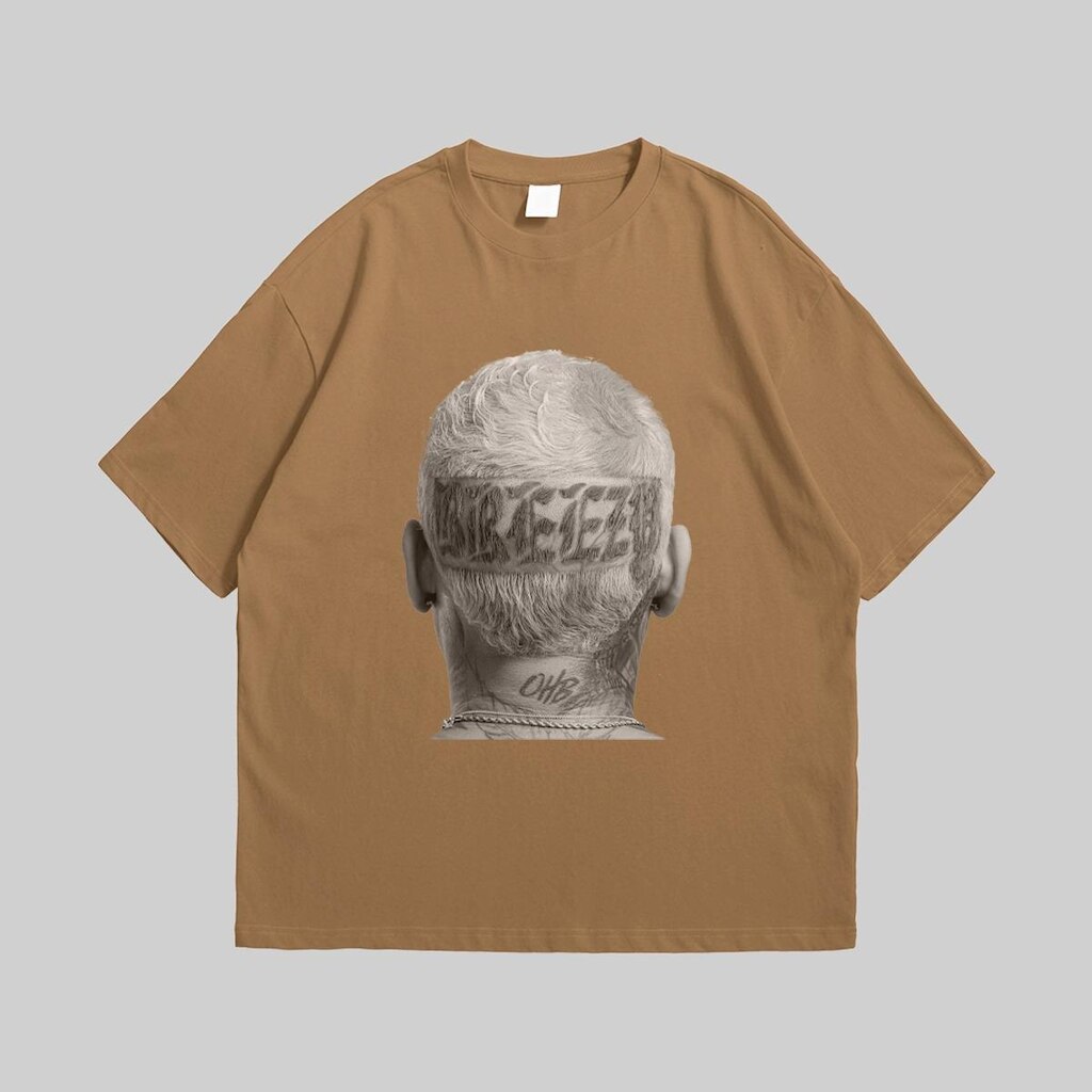 Camiseta Techmalhas Oversized Larga Estampada Básica Masculina