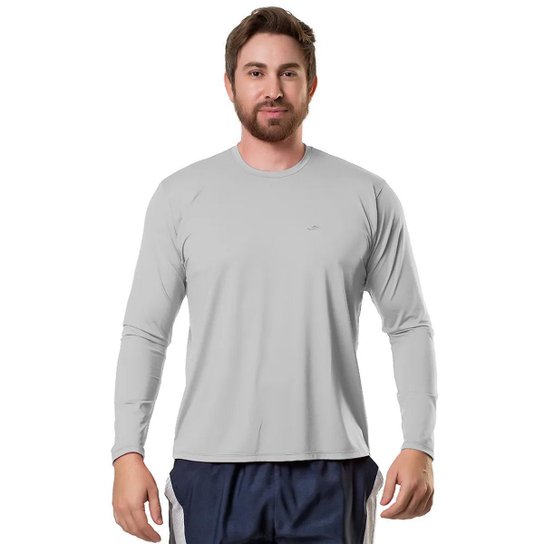 Camiseta Térmica Elite Cinza UPF 50+ EL125372A
