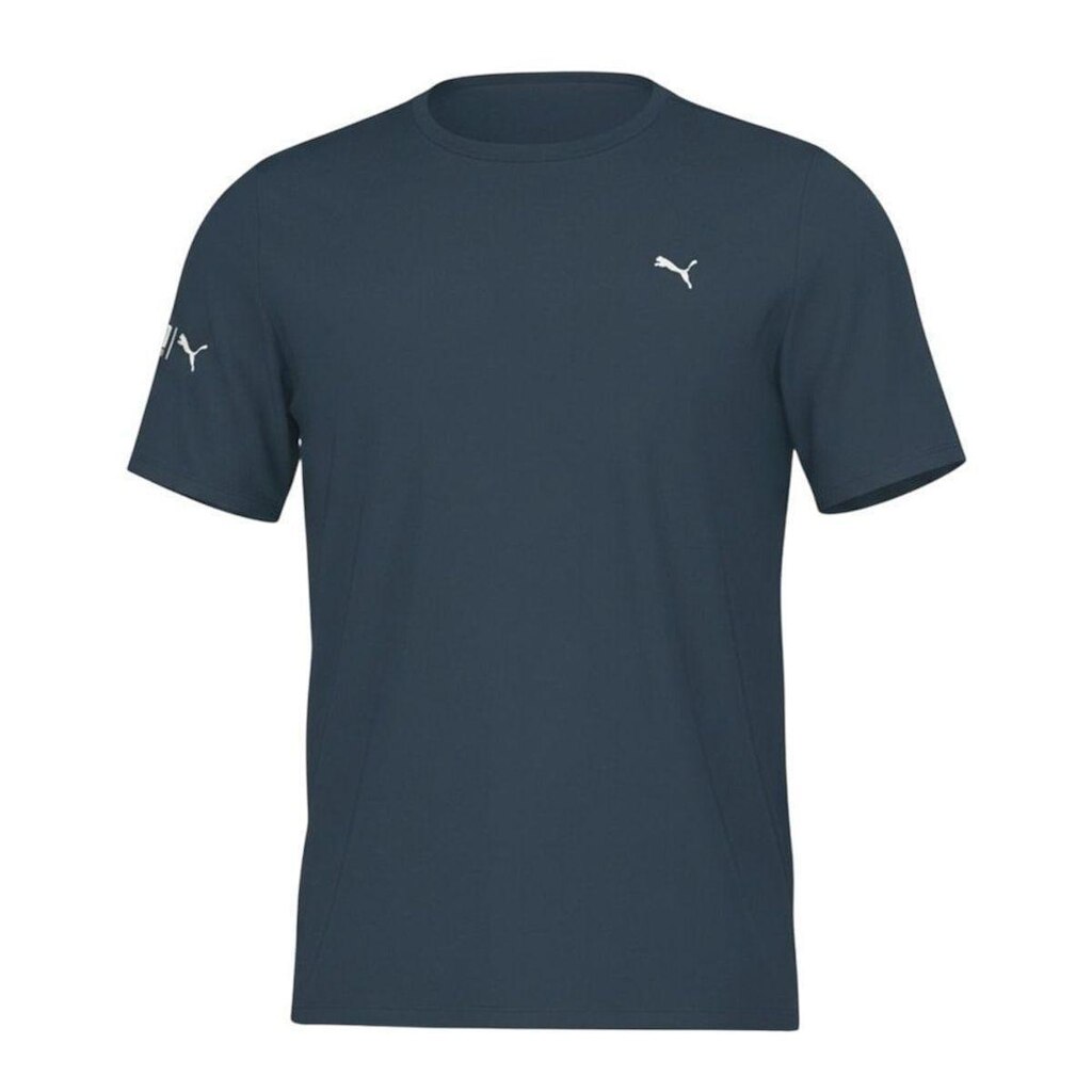 Camiseta Térmica Puma UV50+ Manga Curta Masculina - Marinho G
