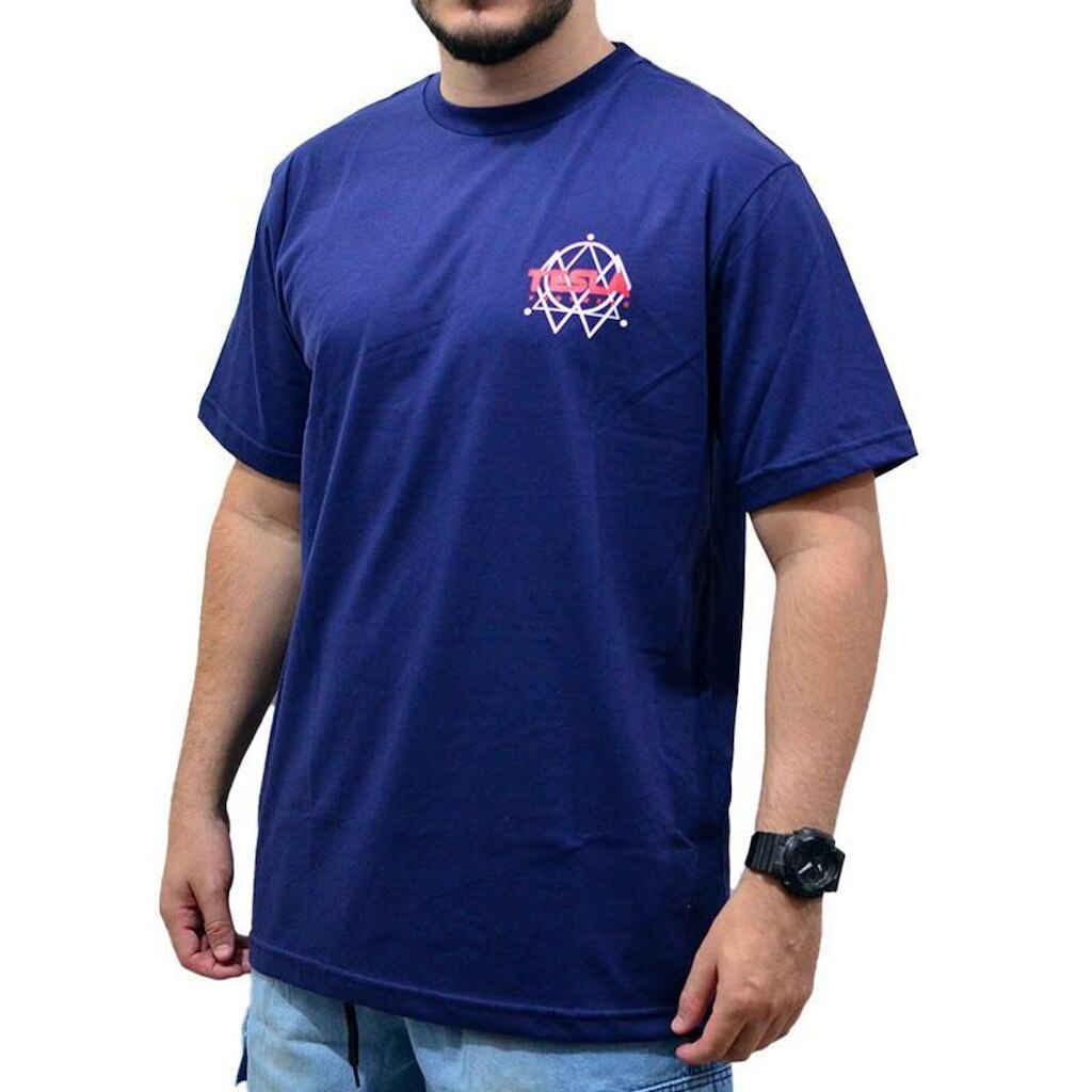 Camiseta Tesla Craw Marinho