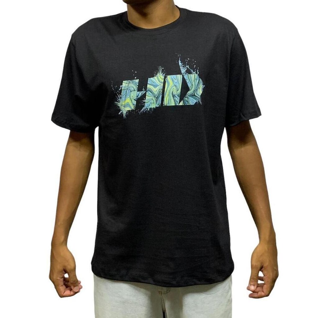 Camiseta Texture Preto- HD
