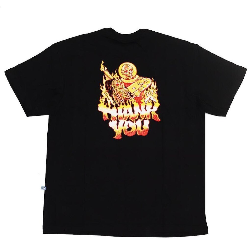 Camiseta Thank You Burn Meeting - Preto