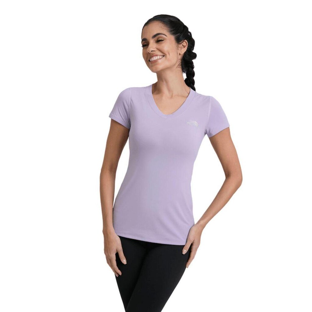 CAMISETA THE NORTH FACE FEMININA HYPER TEE V NECK LILÁS