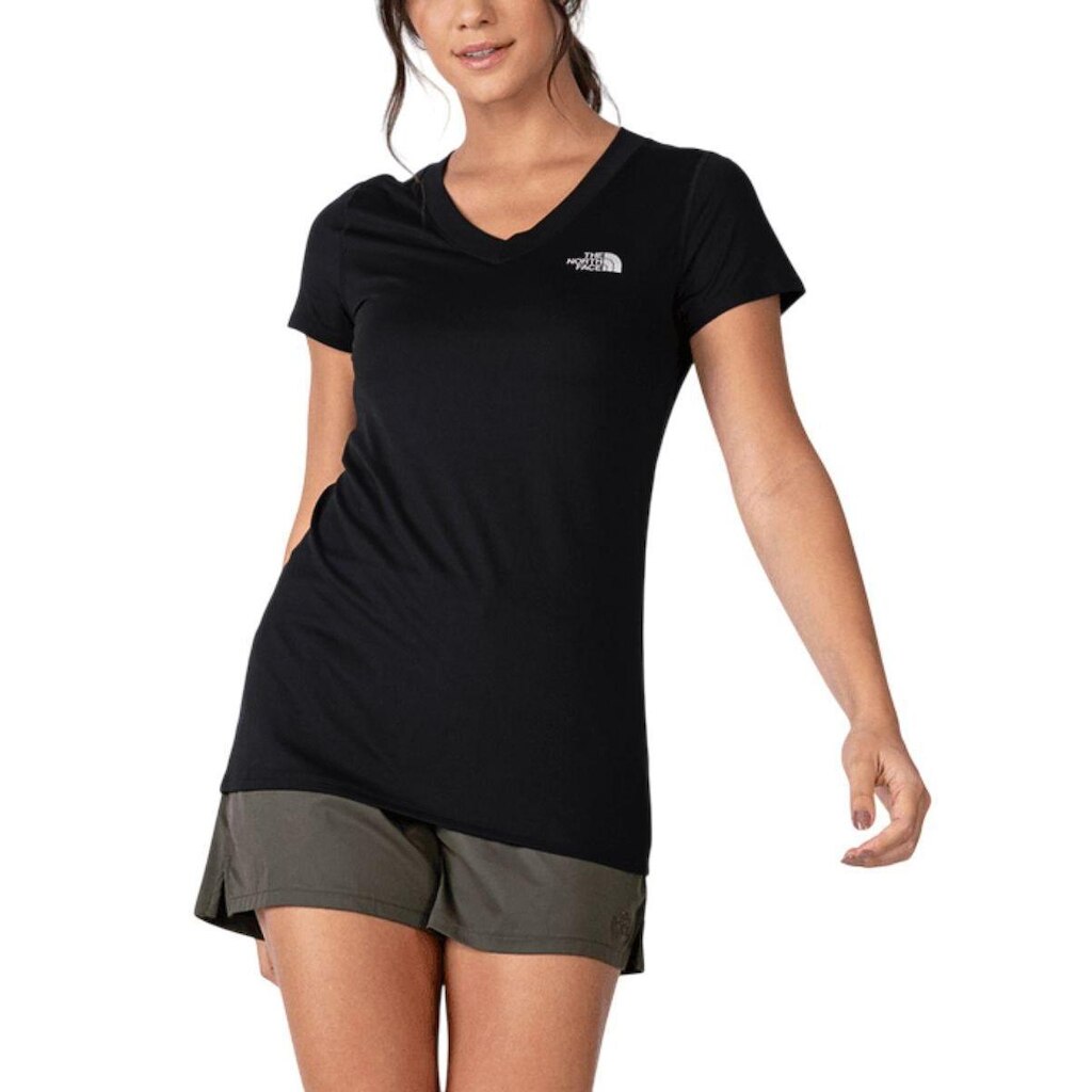 CAMISETA THE NORTH FACE FEMININA HYPER TEE V NECK PRETA