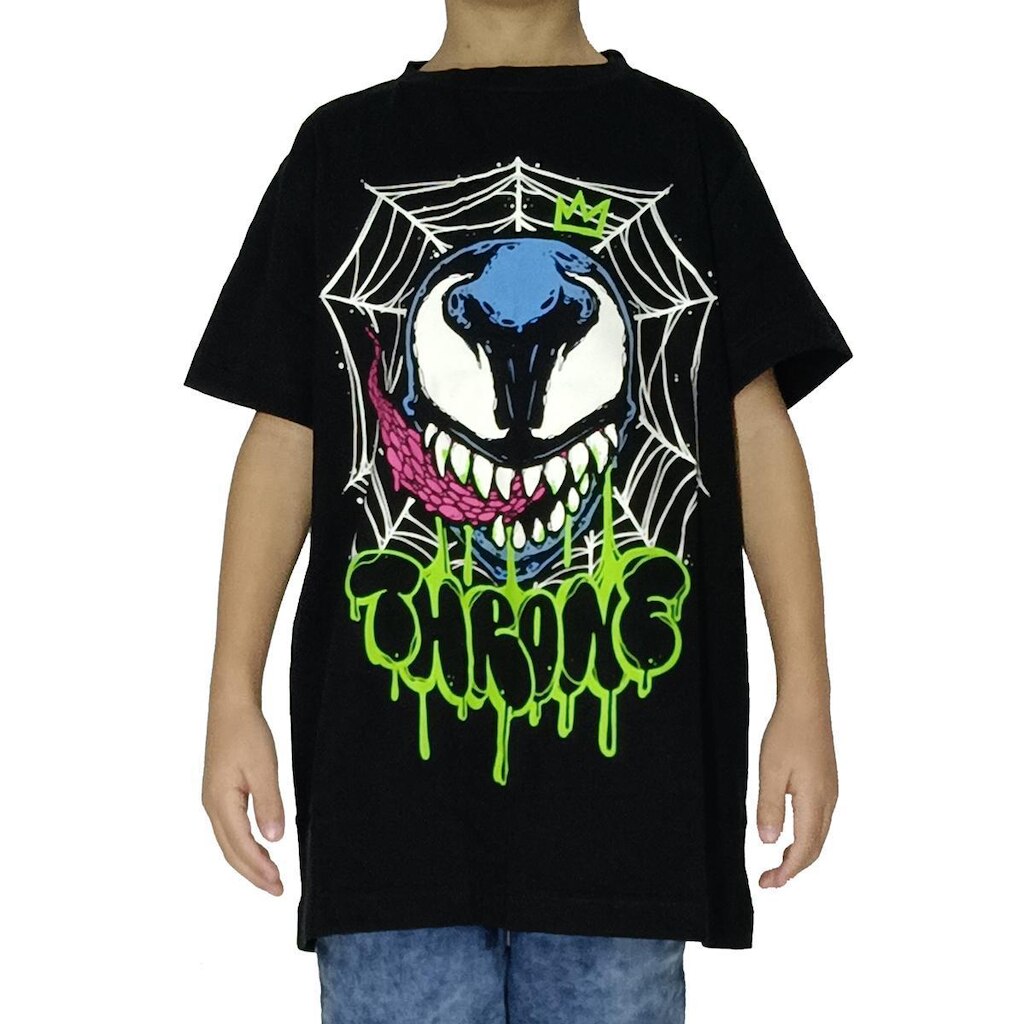 Camiseta Throne Infantil Venom Evil