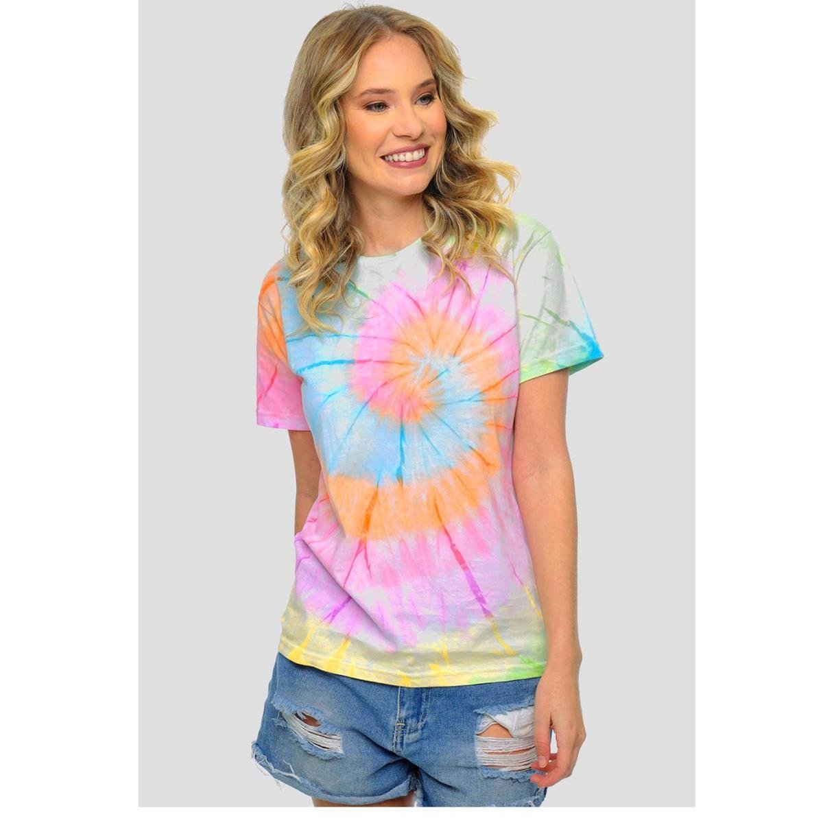 blusa tie dye pastel