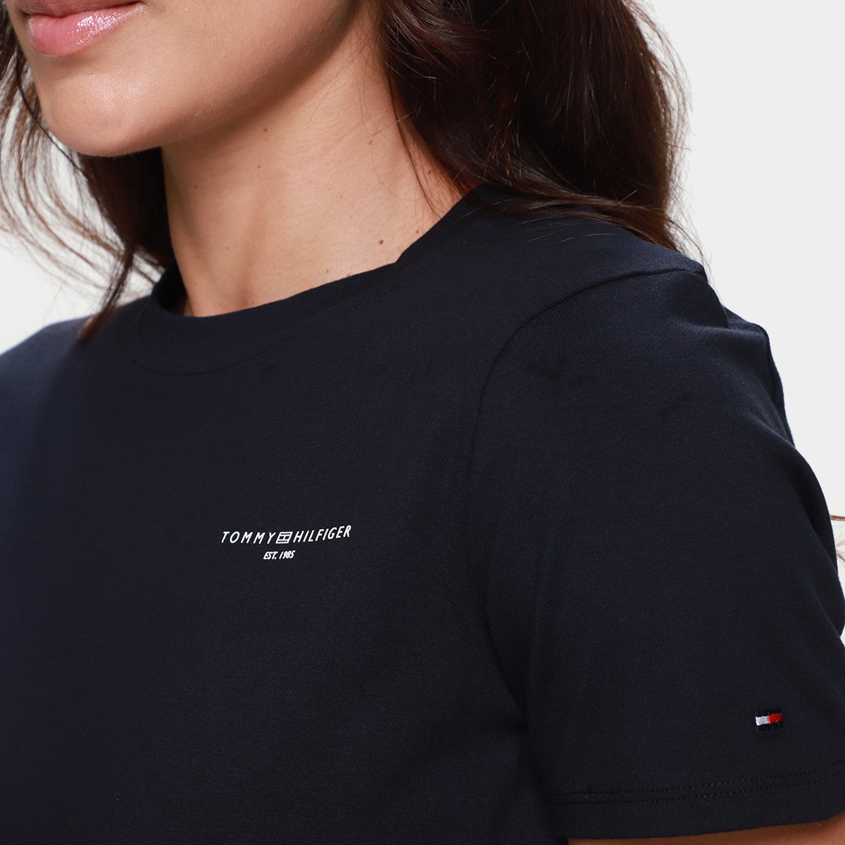 Camiseta Tommy Hilfiger 1985 Casual Feminina - 2
