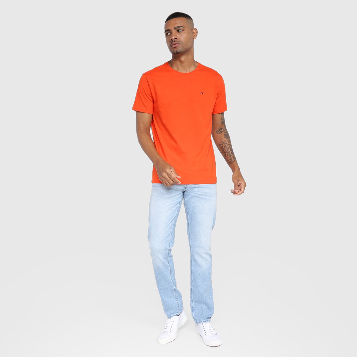 Camiseta Tommy Hilfiger Básica Masculina - 3