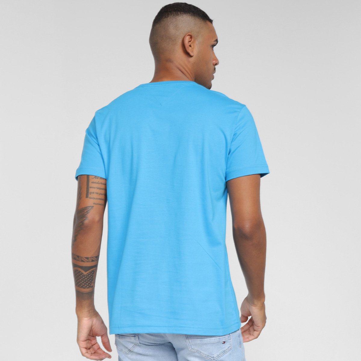 Camiseta Tommy Hilfiger Básica Masculina - 1
