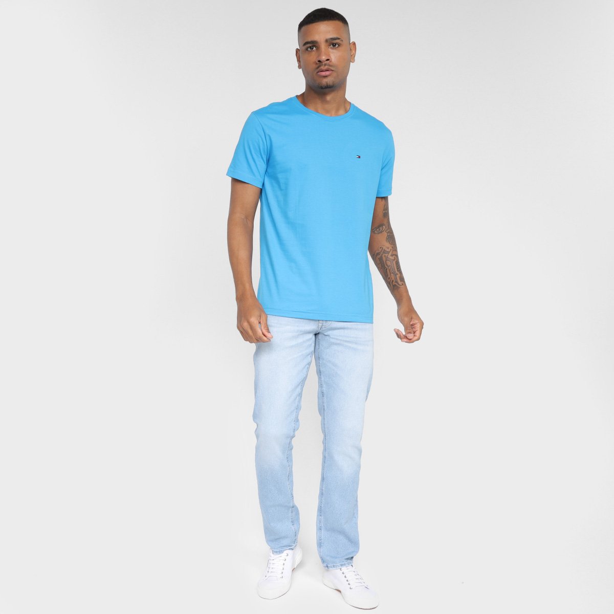 Camiseta Tommy Hilfiger Básica Masculina - 3