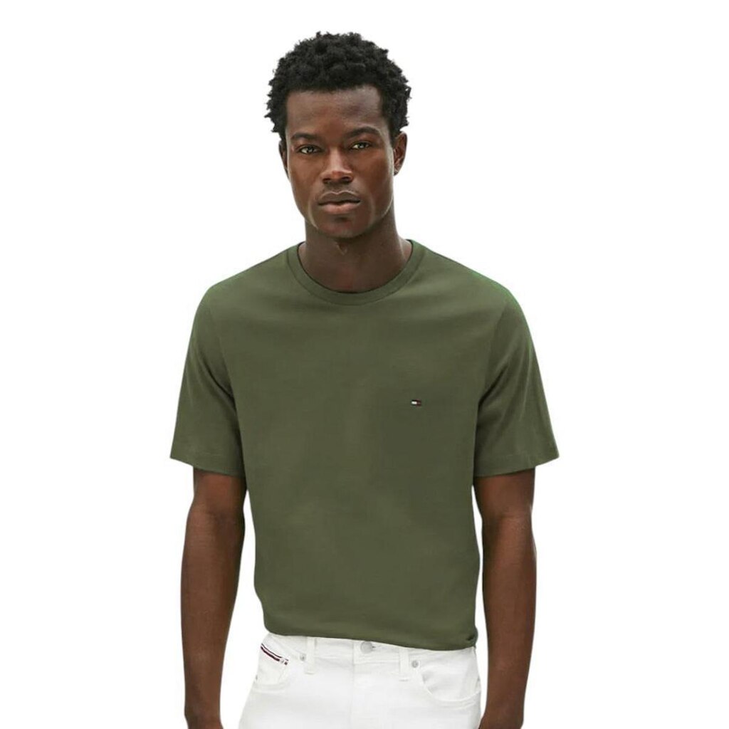 Camiseta Tommy Hilfiger Ess Seasonal Reg Fit Solid Tee Bordô