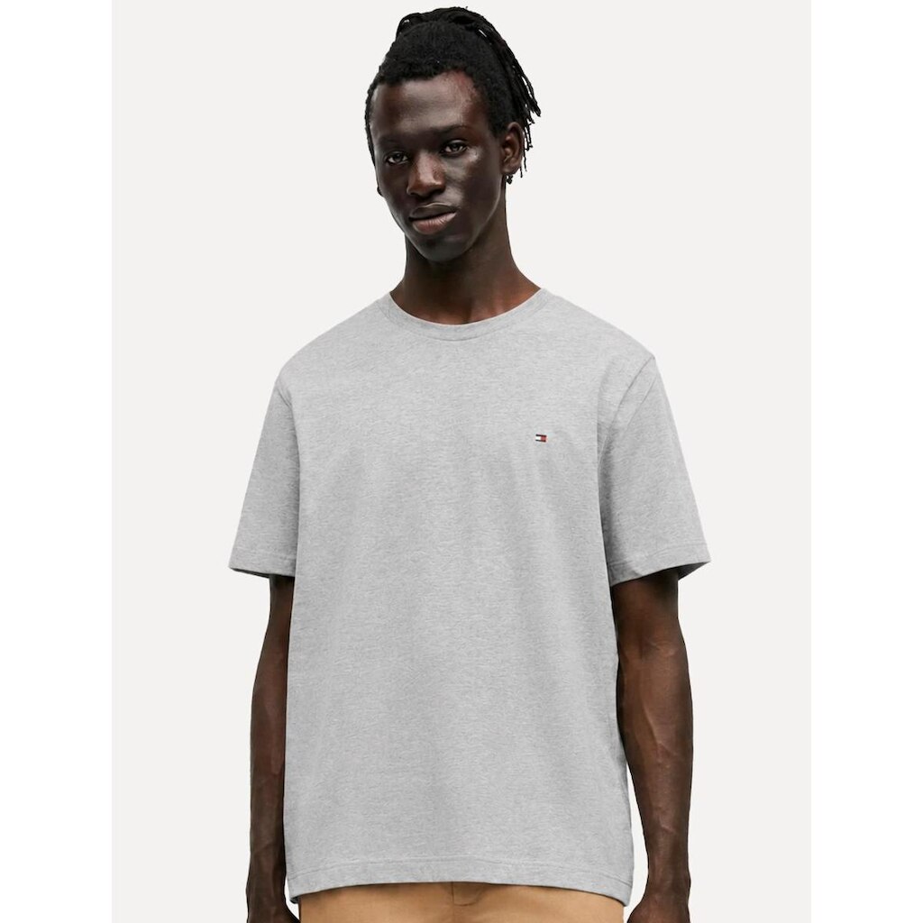 Camiseta Tommy Hilfiger Essential Cotton Tee Cinza