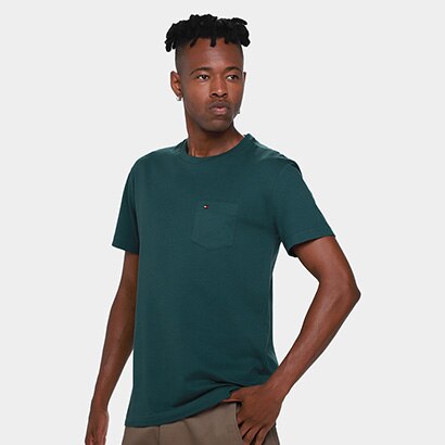 Camiseta Tommy Hilfiger Essential Pocket Masculina - Masculino