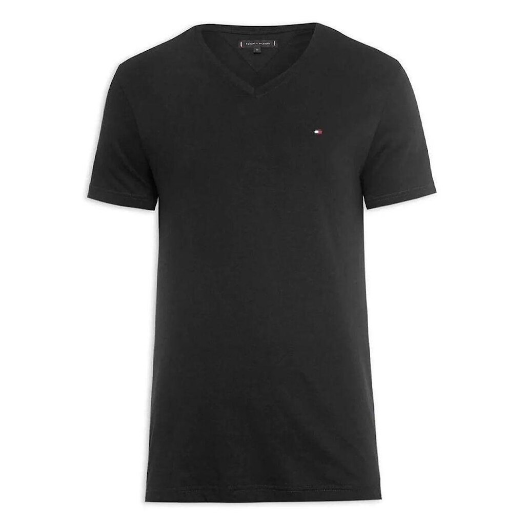 Camiseta Tommy Hilfiger Essential Vneck Cinza