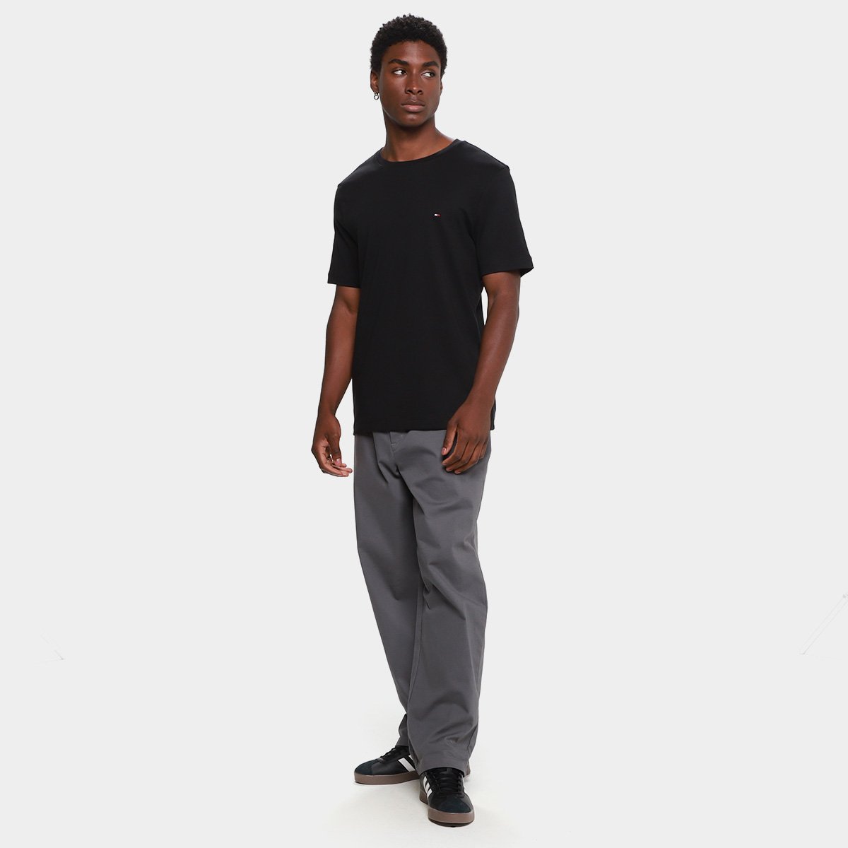 Camiseta Tommy Hilfiger Light Interlock Masculina - 3
