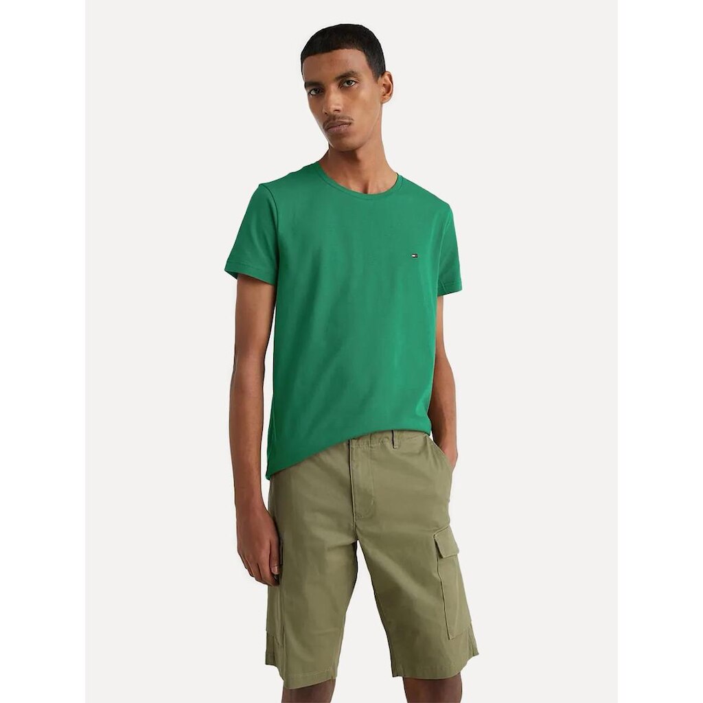 Camiseta Tommy Hilfiger Masculina Essential Cotton Verde