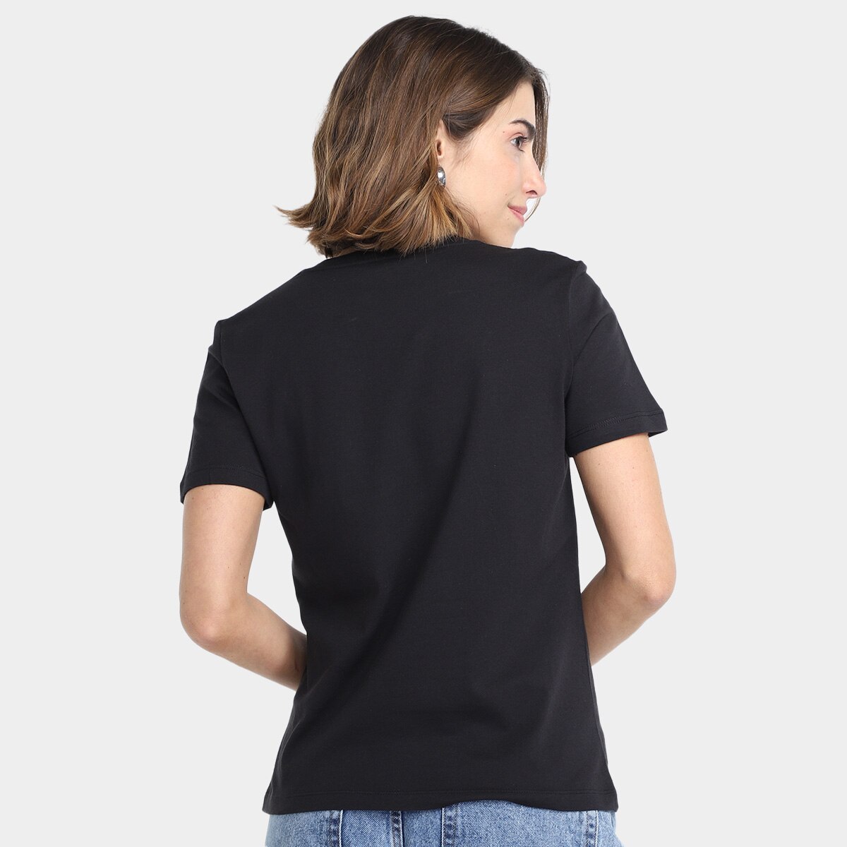 Camiseta Tommy Hilfiger Reg Corp Logo Feminina - 1