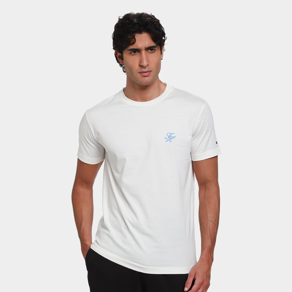 Camiseta Tommy Hilfiger Script Monogram Swimshop Masculina