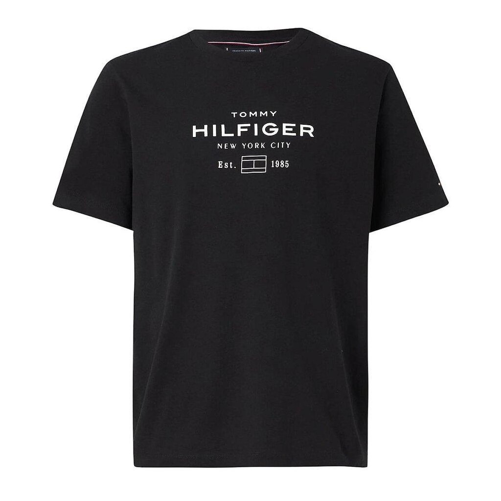 Camiseta Tommy Hilfiger Stack Graphic Tee Preto