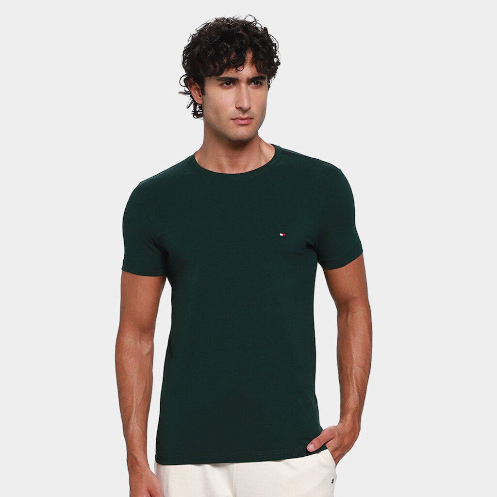 Camiseta Tommy Hilfiger Stretch Slim Fit Masculina