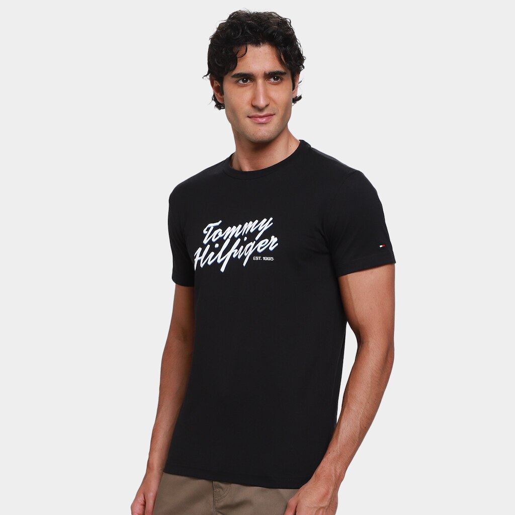 Camiseta Tommy Hilfiger Summer Text Graphic Masculina