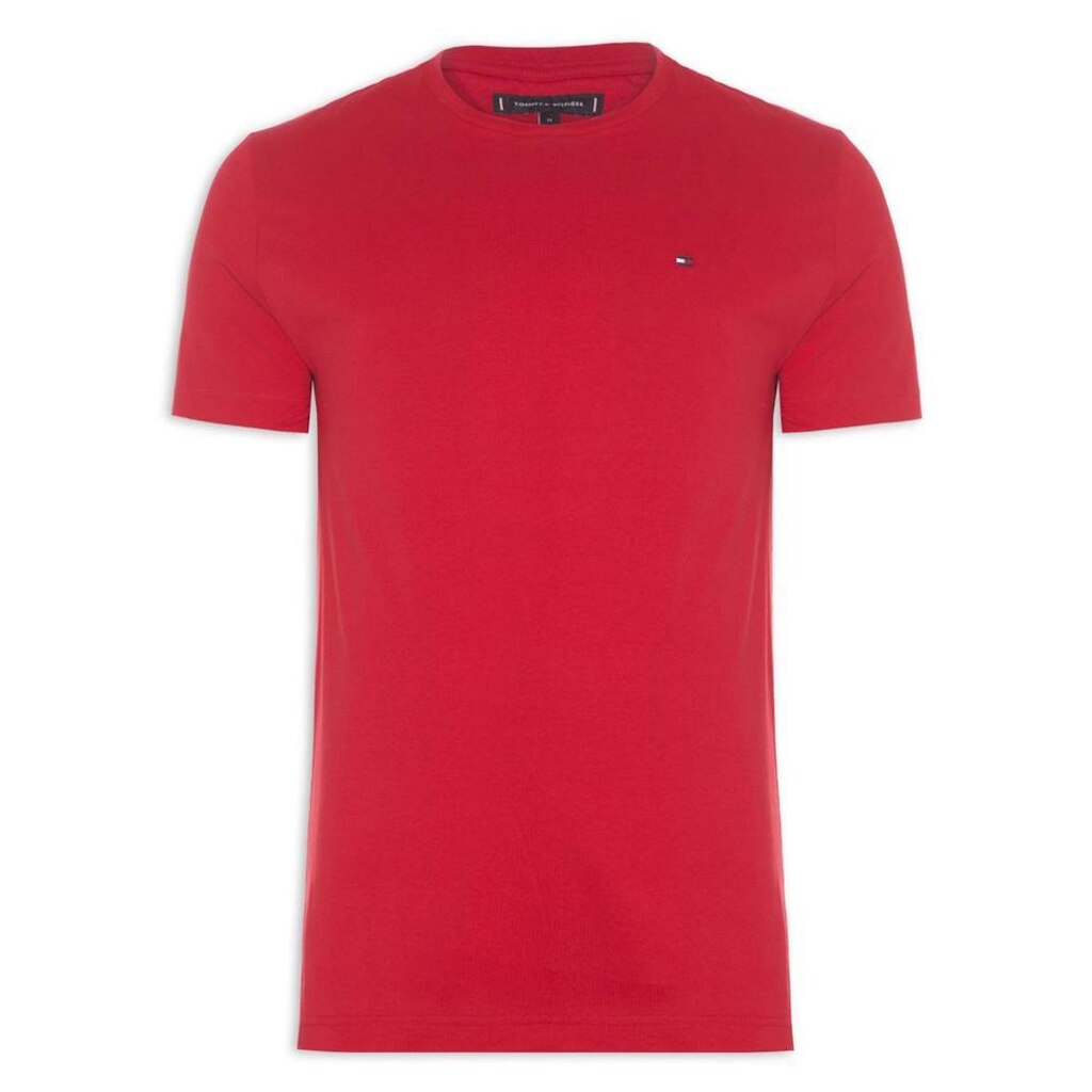 Camiseta Tommy Hilfiger Wcc Essential Cotton Tee Cinza