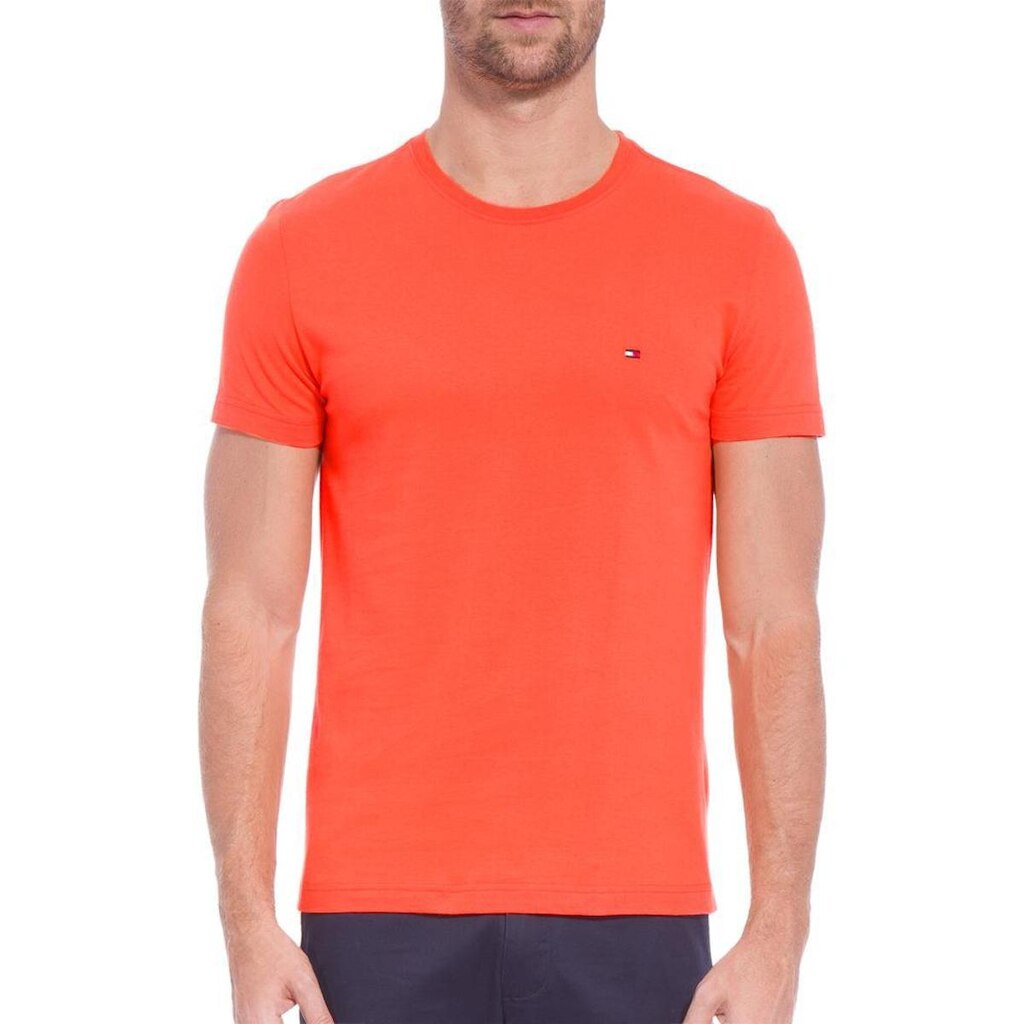 Camiseta Tommy Hilfiger Wcc Essential Cotton Tee Cinza