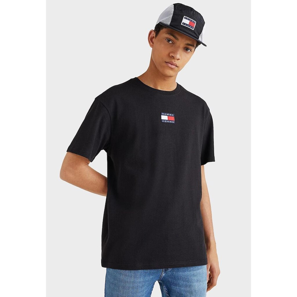 Camiseta Tommy Jeans Badge Preto Tam. G