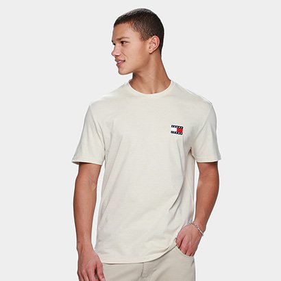 Camiseta Tommy Jeans Casual Masculina - Masculino