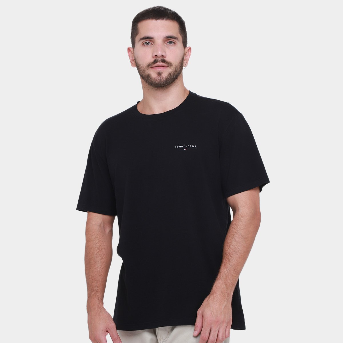 Camiseta Tommy Jeans Chest Masculina Menor preço em Camiseta Tommy Jeans Chest Masculina