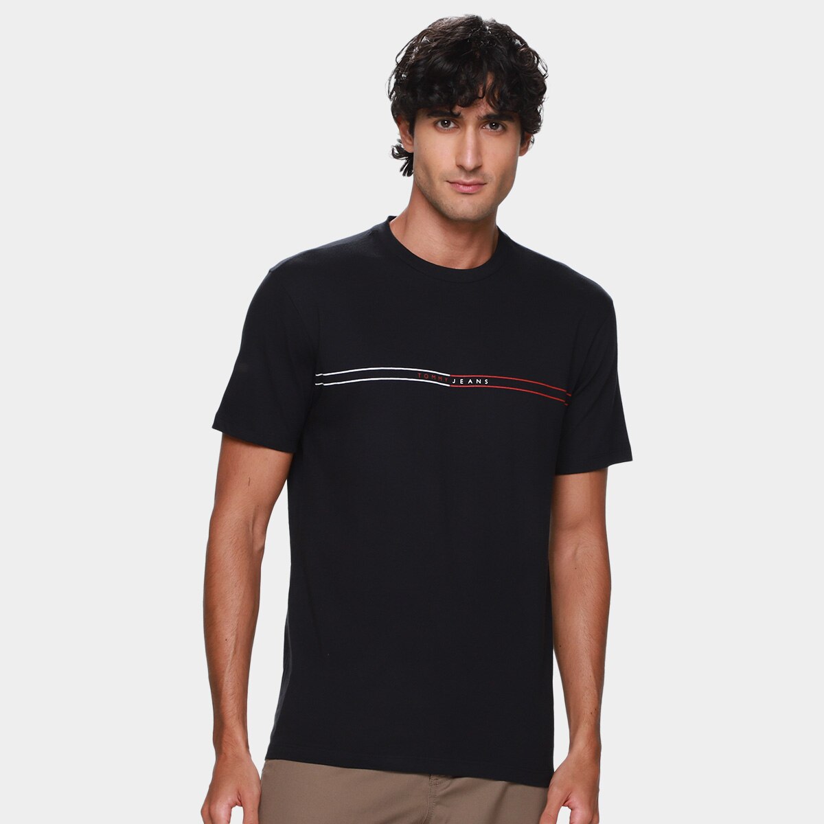 Camiseta Tommy Jeans Entry Graphic Masculina Menor preço em Camiseta Tommy Jeans Entry Graphic Masculina