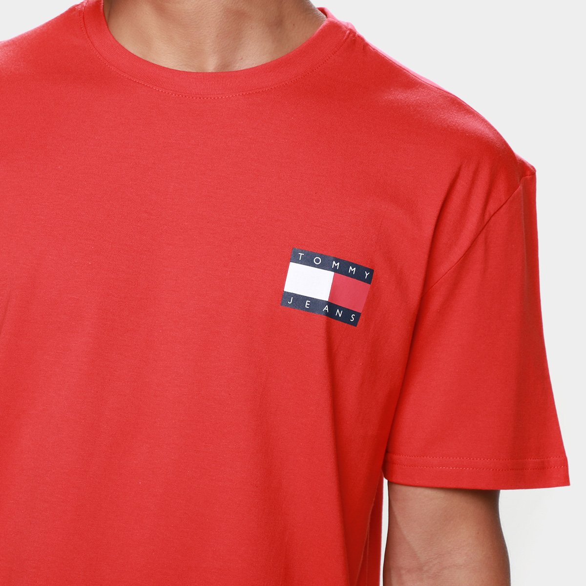 Camiseta Tommy Jeans Essential Flag Masculina - 2