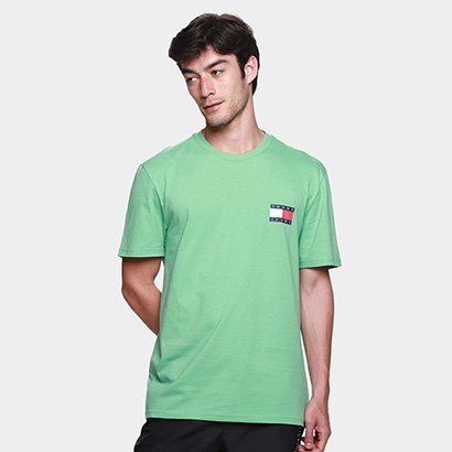 Camiseta Tommy Jeans Essential Flag Masculina - Masculino