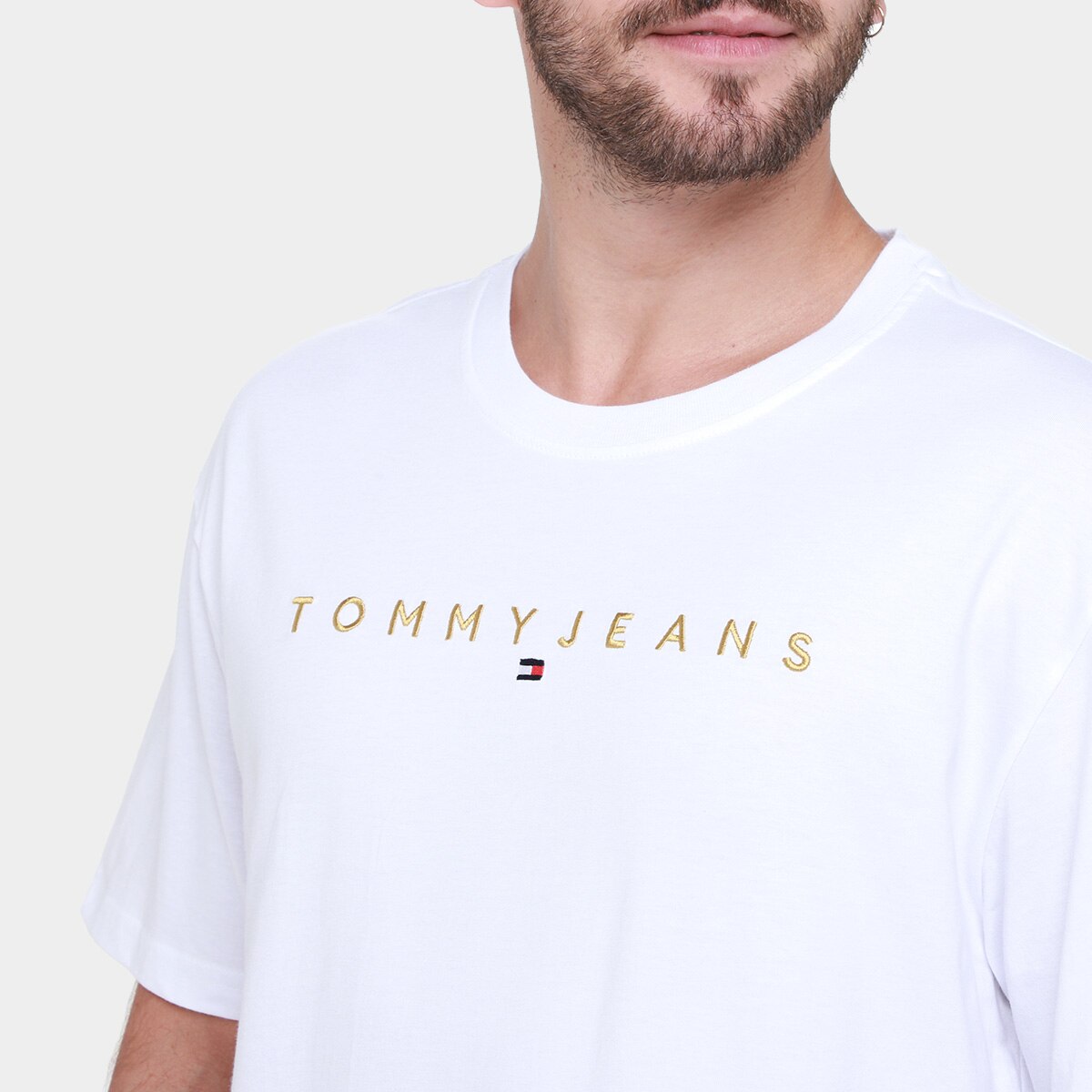 Camiseta Tommy  Jeans Gold LNR Masculina - 2