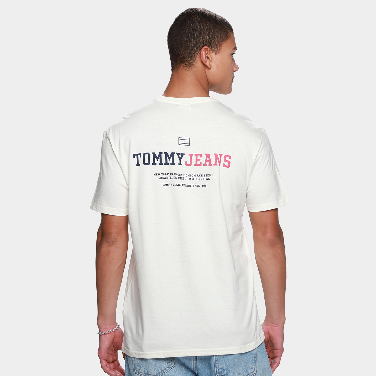 Camiseta Tommy Jeans Graphic Nasculina - 1