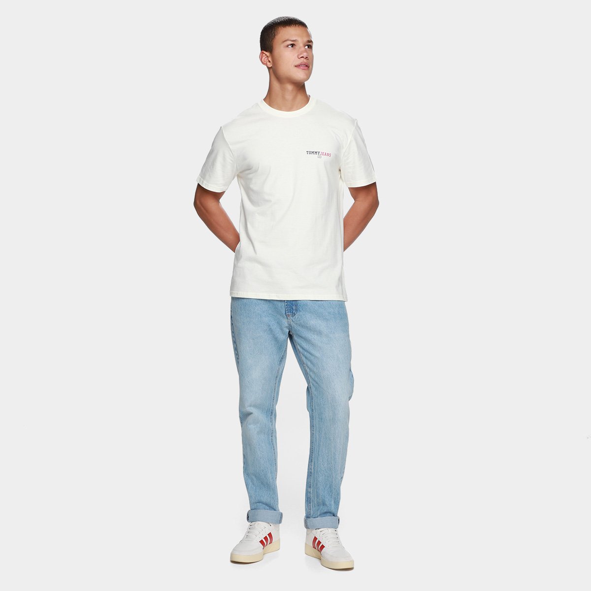 Camiseta Tommy Jeans Graphic Nasculina - 3