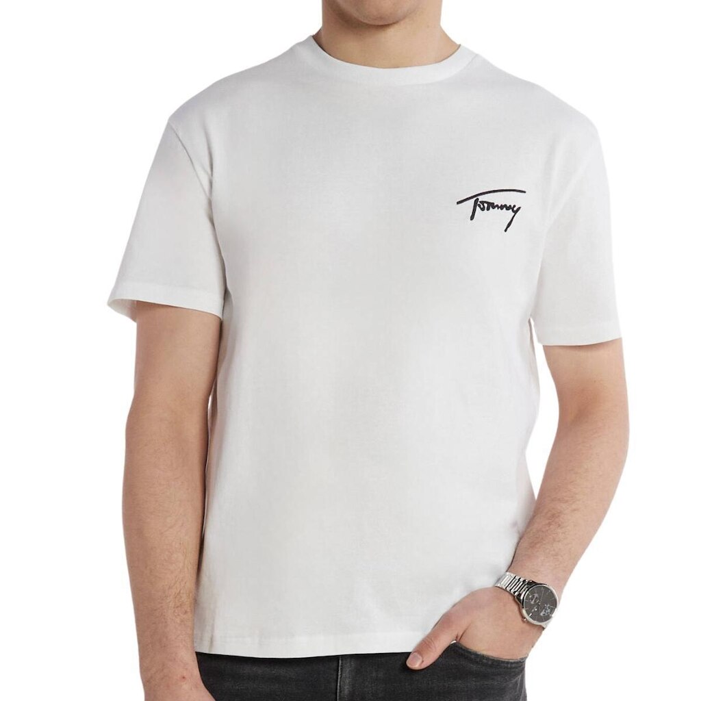 Camiseta Tommy Jeans Logo Tommy Bordado