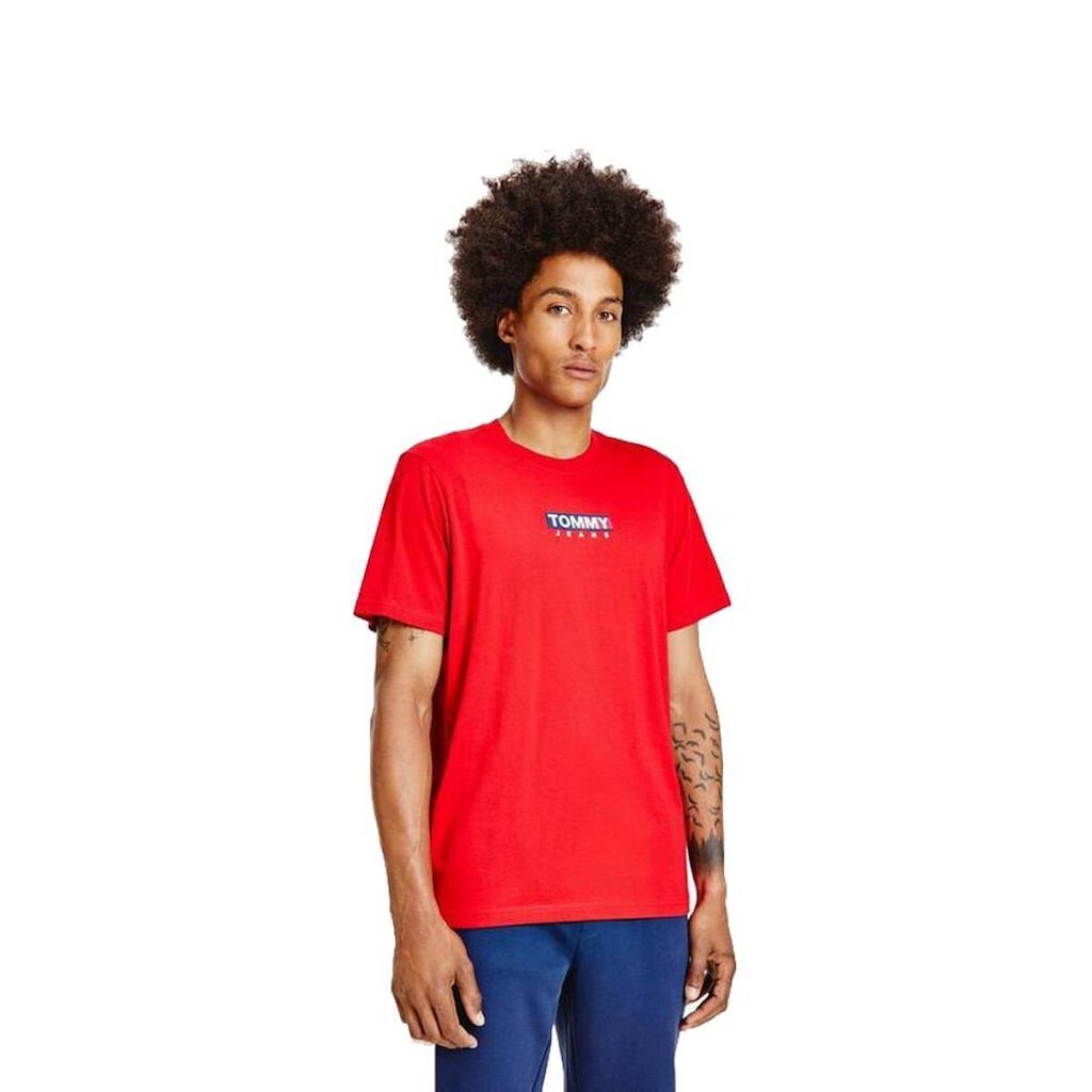 Camiseta Tommy Jeans Print Vermelho Tam. G
