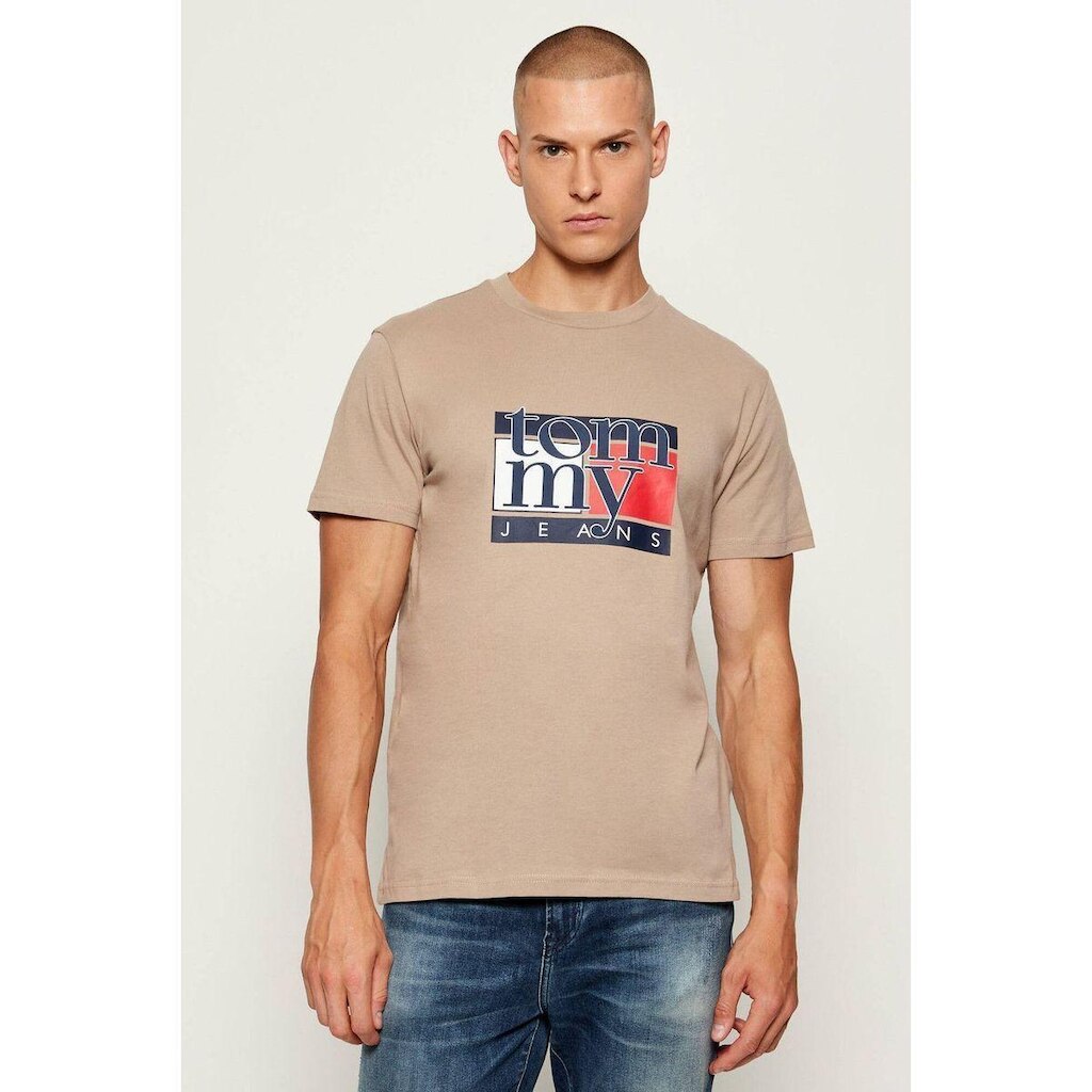 Camiseta Tommy Jeans Slim RWB Flag