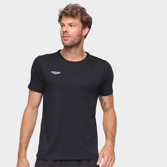 Camiseta Topper City Masculina - Preto é boa?
