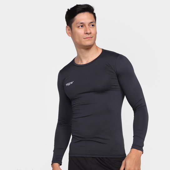 Camiseta Topper Térmica UV50 Manga Longa Masculina - Grafite é ruim? Camiseta Topper Térmica UV50 Manga Longa Masculina - Grafite é boa?