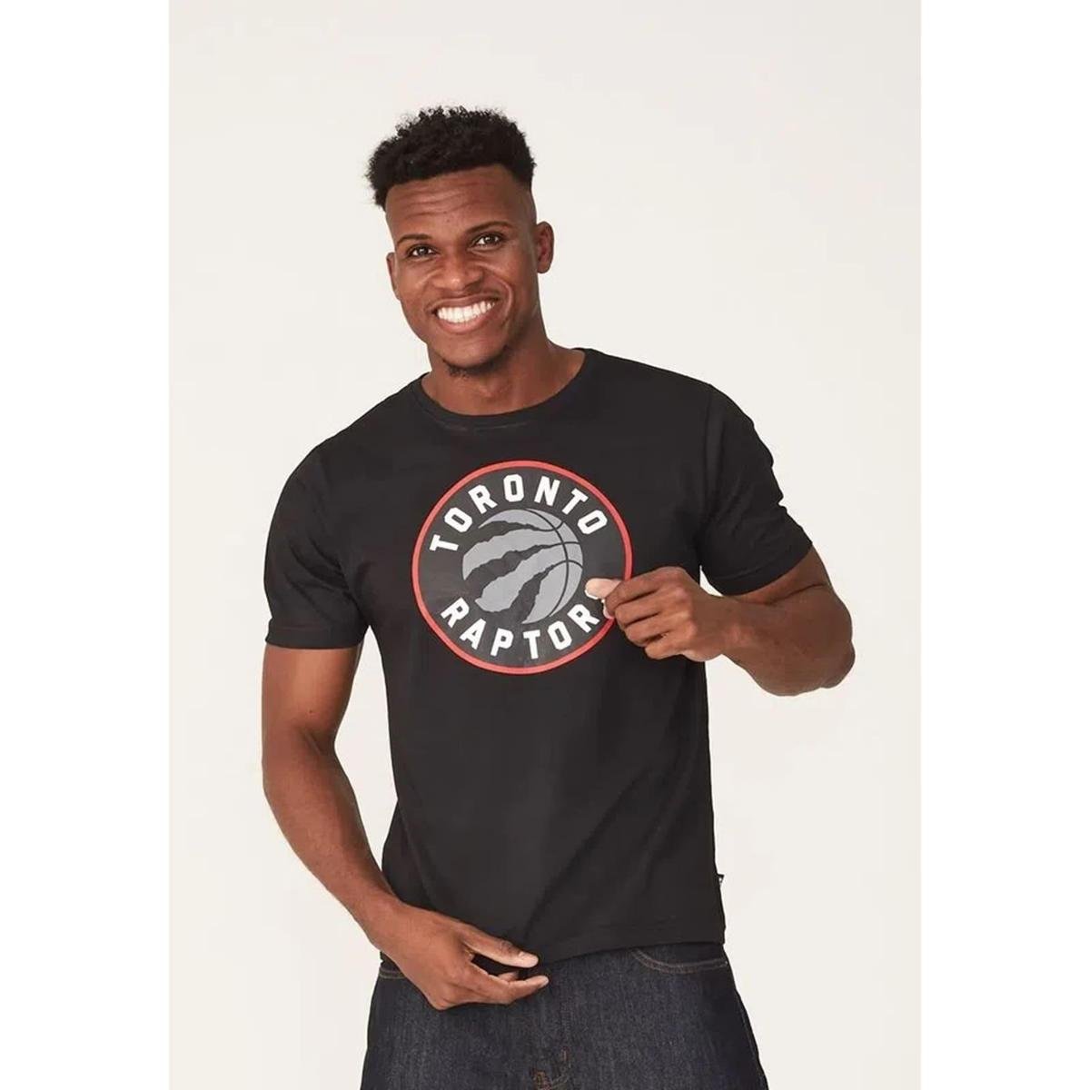 Camiseta Toronto Raptors NBA Classic Preta Menor preço em Camiseta Toronto Raptors NBA Classic Preta