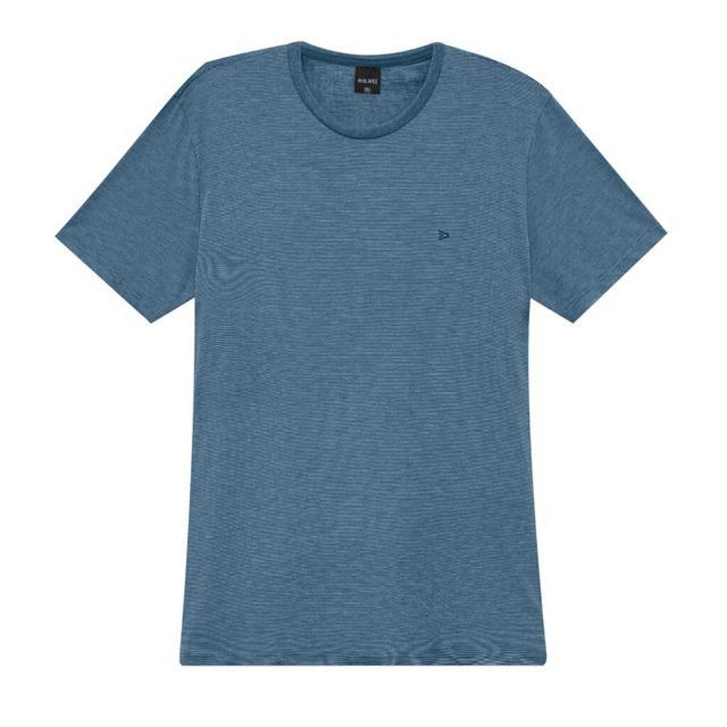 Camiseta Tradicional Listras Masculina Malwee Ref. 106645