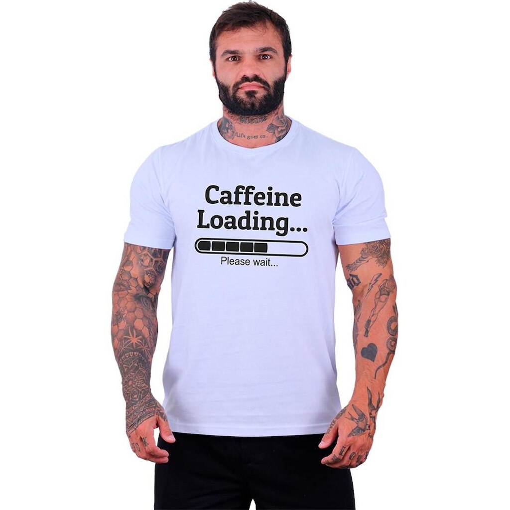 Camiseta Tradicional Manga Curta MXD Conceito Caffeine Loading