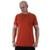 Camiseta Tradicional Masculina MXD Conceito Fio 40.1 Cotton Premium - Marrom+Vermelho