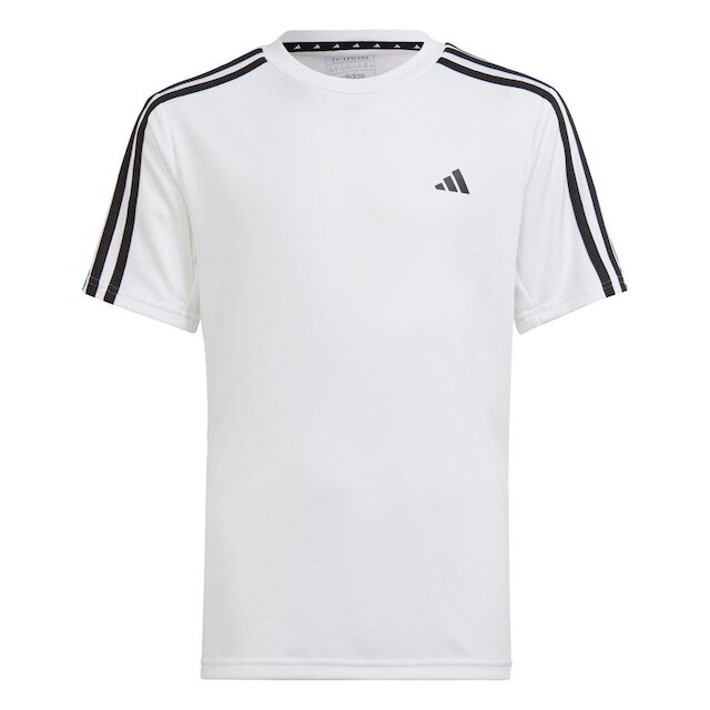 Camiseta Train Essentials AEROREADY 3-Stripes Regular Fit Adidas - Branco+Preto é boa?