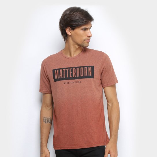 Camiseta Treebo Matterhorn Masculina - Laranja