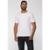Camiseta Triângulo Emborrachado Guess Branco - Branco
